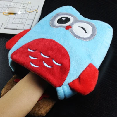 blue USB термальный игровой коврик для мыши зимний обогреватель коврик для мыши милый мультяшный зимний ручной обогреватель для дома и офиса Подогреватели рук - Color: blue