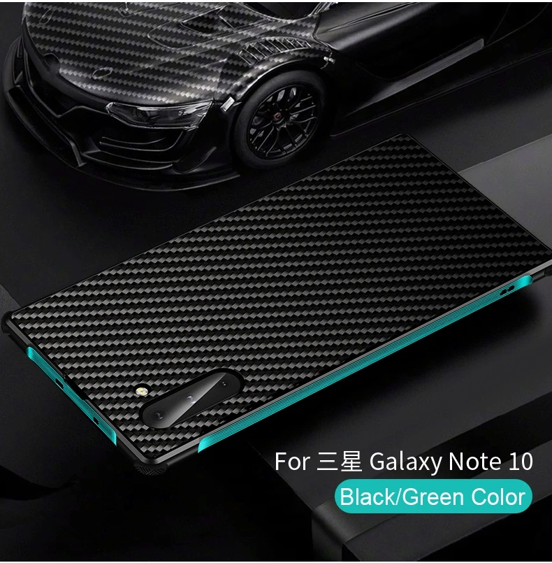 Beyour для samsung Note 10 чехол для подиума Gene металлическая рамка углеродное волокно чехол для samsung Galaxy S8 S9 S10 Plus Note 8 9 чехол для телефона