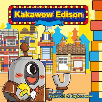 

2019 New Desai Celebrity Series Geslle Father Of Caccavo Edison Electric Lamps Micro Block Building Block Toys Modern Buildings