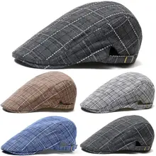 Мужская таксистка плюща вождения плоская кепка s газетчик Гольф плед берет ирландские шляпы газетчик Кепка