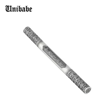 

Slim Version S925 Sterling Silver Ball pen Pendant Pure Silver Vintage Ballpoint Pen Pendant S925 Thai silver Pen Gift Jewelry