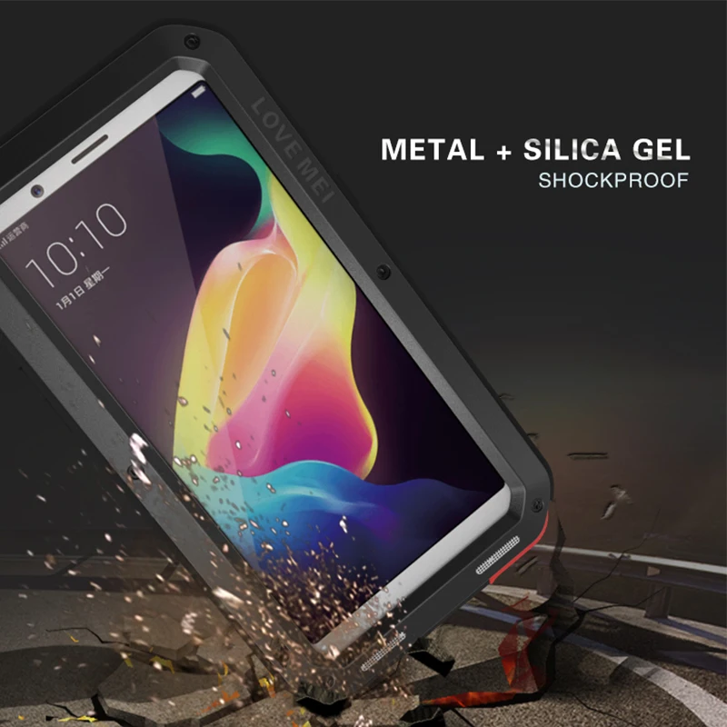 Алюминиевый металлический чехол LOVE MEI для OPPO R11s, мощный защитный противоударный водонепроницаемый чехол для OPPO R11s(6,01 дюйма