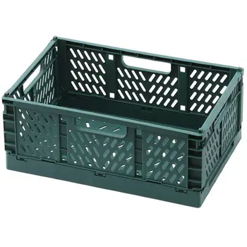 

New Portable Kitchen Storage Basket Foldable Cosmetic Organizer Box Clothes Laundry Basket Medicine Container Bathroom Accessory