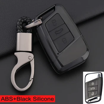 

Fits perfect Carbon fiber 3 Buttons For VW Volkswagen MK2 Magotan(2017-2018) New CC (2019) New Passat(2019) Car key cover case