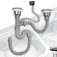 Для прочистки стоков на кухн трубы дренажные трубы для овощей Интер-Настольная раковина Сямэнь Кухня раковина комплект сушилок принадлежности для канализации