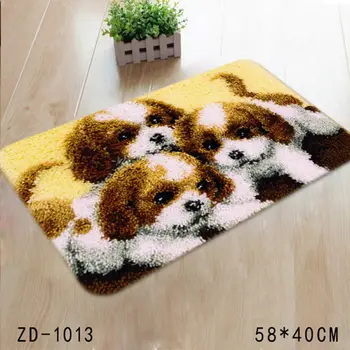 

Cartoon Latch Hook Kits for DIY Throw Rug Carpet Crochet Segment Embroidery Material Needlework Crafts