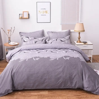 

Imitation Embroidery Type Polyester Bedding Set Soft Comfortable Duvet Cover Pillow Case Jacquard Bedclothes Comforter Cover