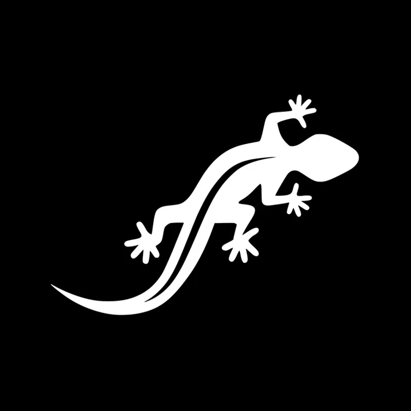 

Car Stickers Funny Cute Lizard Decorative Car Silhouette Stickers High Quality Accessories 11.1* 7.8cm