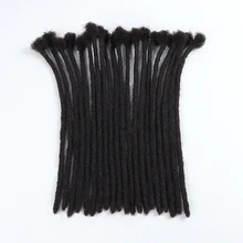 AHVAST Dreadlocks Hair Extensions Human Hair Locs Handmade Loc Extensions 100% Human Hair