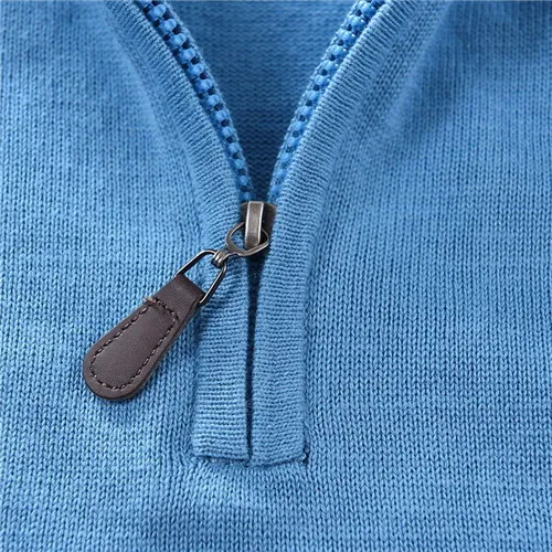 Autumn Winter Zipper Pullover Men'S Sweater Men'S Turtleneck Solid Color Casual Sweater Men's Slim Fit Brand Knitted Pullovers Autumn Winter Zipper Pullover Men'S Sweater Men'S Turtleneck Solid Color Casual Sweater Men's Slim Fit Brand Knitted Pullovers