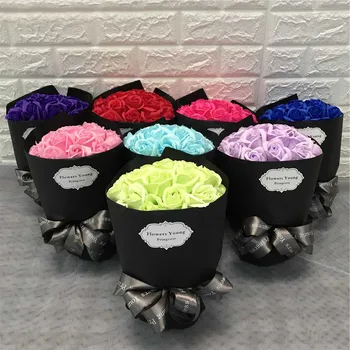 

Artificial flowers Fake Rose Brides holding Flowers for wedding Birthday present Valentine's Day gift Party decorate flower