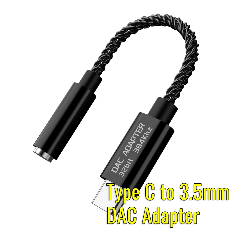 Type C to 3 5mm Headphone Jack Audio Adapter w DAC Digital Converter for Samsung Note 10 Pixel OnePlus Xiaomi iPad Pro MacBook