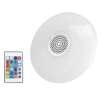 

30W RGB Bluetooth Music LED Bulb Light Ceiling Lamp RC Colorful Home Decor Lamp Wireless Led Lamp with Remote Control