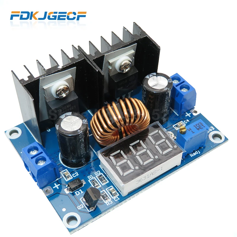 1 шт. Adjustable XL4016 200 Вт 8А преобразователь Регулируемый DC4-38V в DC1.25-36V плата питания светодиодный цифровой модуль ШИМ-инвертор