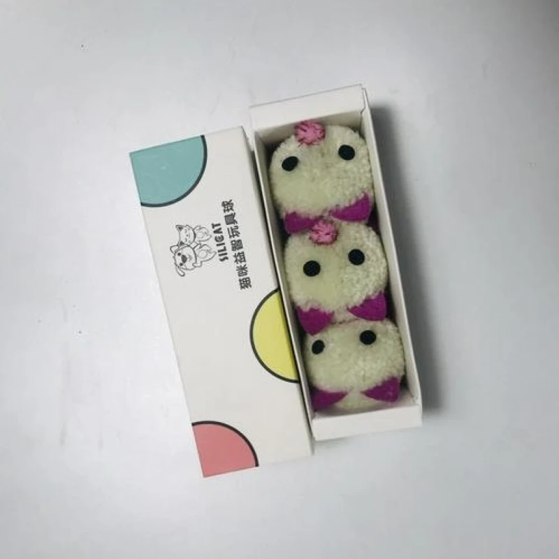 Hairball Fabric Ball Trailer Toy Pet Dog Cat Kitten Trailer Play Play Chew Rattle Scratch Interactive Rope Toy Pet Supplies Cat
