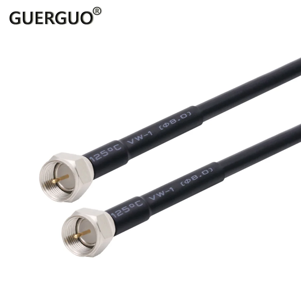 RG58 Cable 50ohm Coaxial F Male to F Male Plug TV Antenna Adapter