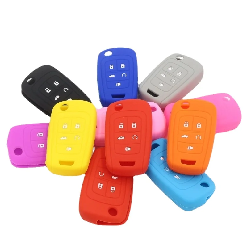

Силиконовый чехол для автомобильного ключа, чехол для Buick Lacrosse Flip Excelle Verano La Crosse Regal for Chevrolet Cruze Equinox Camaro для Opel