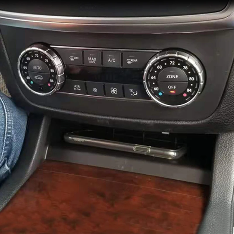 Для Mercedes Benz GLE C292 ML W166 GL X166 GLS 10 Вт, автомобильное QI Беспроводное зарядное устройство для телефона, чехол для зарядки, аксессуары для iPhone 8