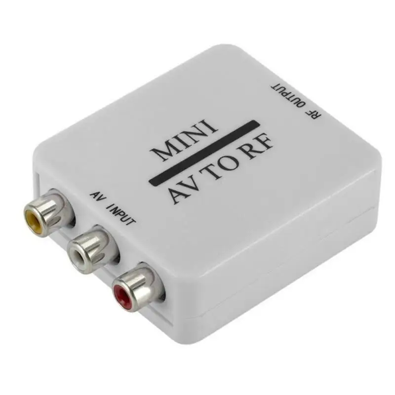 Micro AV в РЧ преобразователь сигнала преобразует для МГц 61,25 67,25 переключатель телевизора высококачественный материал прочный и практичный в использовании