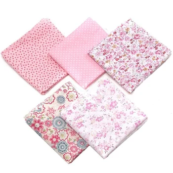 

Cotton Fabrics 50 X 50Cm Sewing Quilting Fabric Patchwork Clothes Sewing Crafts - 5Pcs