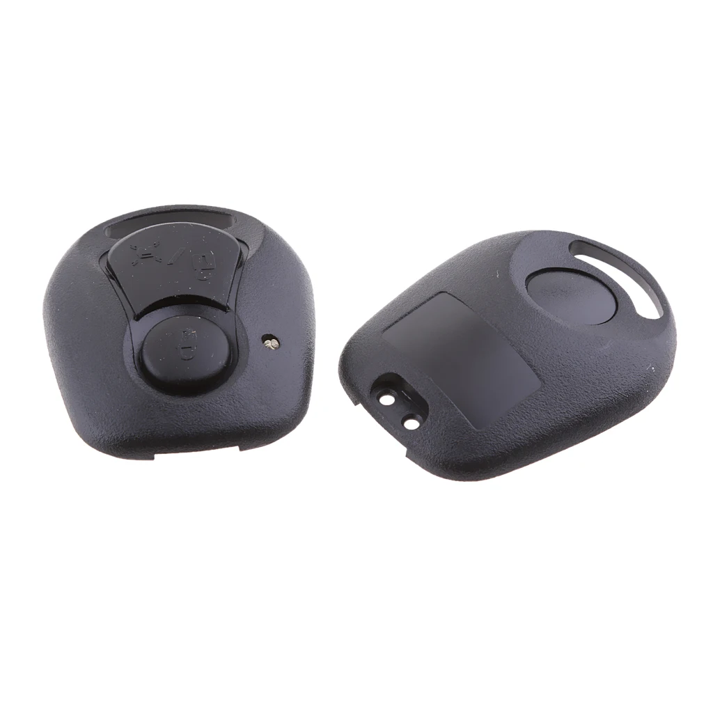2 Buttons Key Fob Cover Remote Control Case Keyless Entry Jacket Shell for Ssangyong Actyon Kyron Vehicles