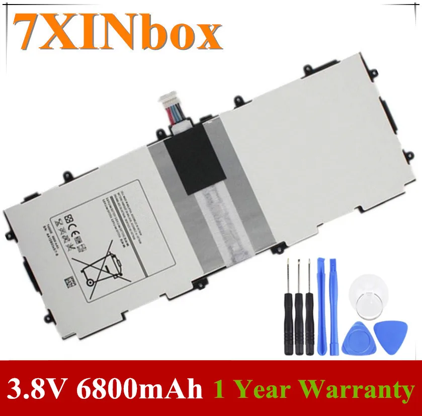 7XINbox 3 8 V 6800mAh оригинальный T4500E Аккумулятор для ноутбука Samsung Galaxy Tab 10 1 P5200 P5210 P5213 |