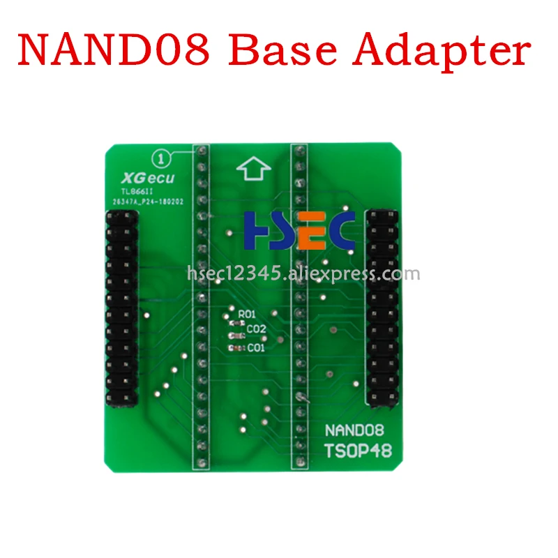 Базовый адаптер NAND08 TSOP32/40/48 для программатора xgecu TL866II plus tl866 nand flash chips TSOP48
