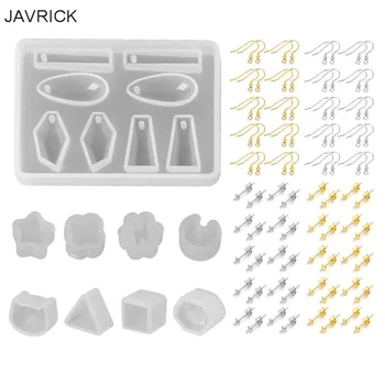 

Earrings Epoxy Mold Set DIY Stud Earring Jewelry Making Material Ear Hook Needles