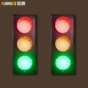 

Huang's wife Retro Red Light Wall Restaurant Bar Cafe corridors personality color iron wall lamp