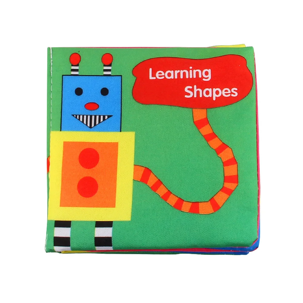 Детская книга из ткани для детей интеллект Обучающие Игрушки для раннего развития книга детская игрушка подарок - Цвет: 04