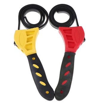 

1Pc Rubber Strap Wrench Car Repair Universal Wrench Adjustable To Fit For Any Shape