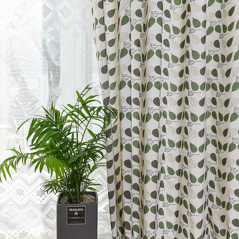 

Modern Curtains for Living Dining Room Bedrooms American Country Style Curtain Calico Curtains Can Be Customized Morden Curtains