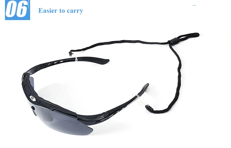 Поляризованные спортивные очки с 3 сменными линзами для велоспорта, рыбалки, солнцезащитные очки для мужчин и женщин