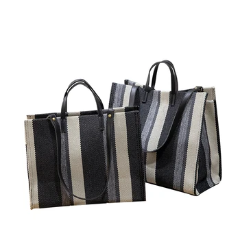 

Ceossman Shoulder Bag Women Zipper Large-Capacity Patchwork Tote Canvas Bag Messenger Bags Female Solid Soft Cloth Handbag Tote