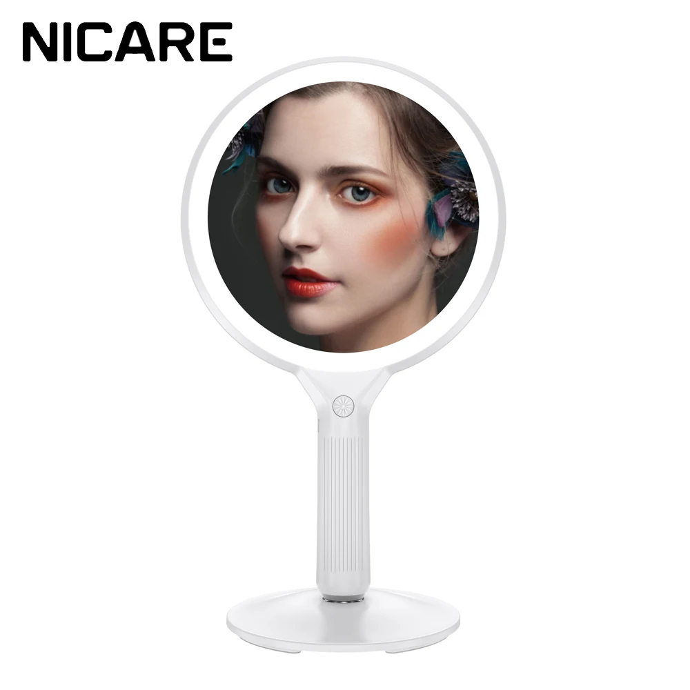 Nicare Led Makeup Mirror With Light 5x Magnifying Mirror Usb