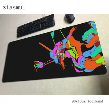 

evangelion padmouse 900x400x3mm gaming mousepad game Colourful mouse pad gamer computer desk Cartoon mat notbook mousemat pc
