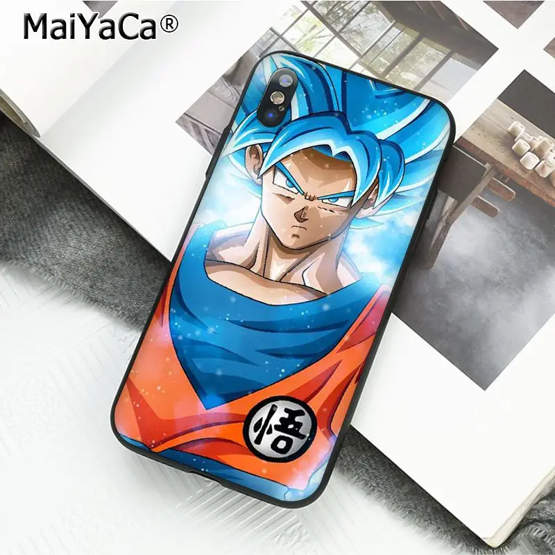 MaiYaCa Dragon Ball Z Super DBZ Goku Модный чехол для телефона для iphone 11 Pro 11Pro MAX 8 7 6 6S Plus X XS MAX 5 5S SE XR