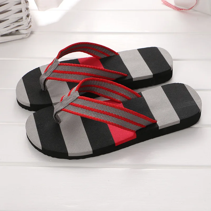 Occident Fashion Men's Flip Flops Matching British-Style Slipper Flip-Flop Anti-Slip Platform Sandals Men Flip Flops Mens Shoes