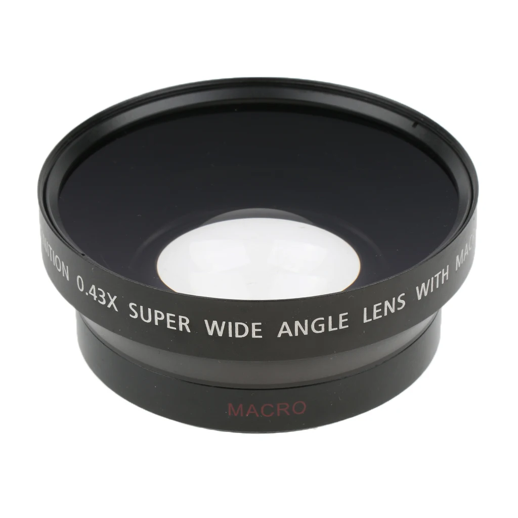 67mm 0.45x Wide Angle + Macro Conversion Lens For Canon Nikon SLR Camera DV 0.45x67 Universal (Black)