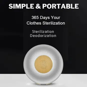 

USB Recharge Air Purifier Home Deodorizer Air Ozone Ionizer Generator Mask Sterilizer Germicidal Filter Disinfection Clean Room