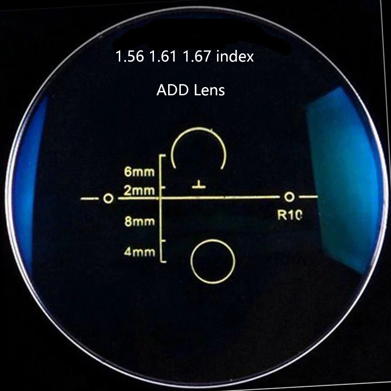 

1.56 1.61 1.67 1.74 Progressive Photochromic Lens Astigmatism Anti Blue Light Computer Glasses Women Men Myopia Prescription