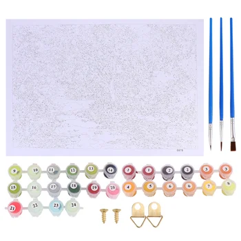 

1 Pc DIY Painting Durable Prime High Quality Sturdy Hand-Painted Painting DIY Painting DIY Oil Painting for Home Living Room