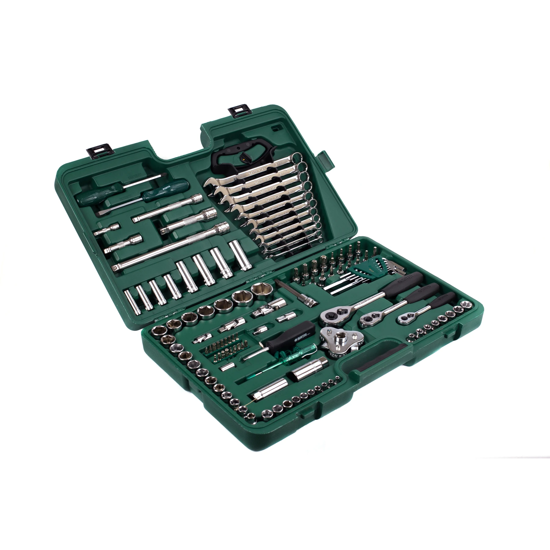 Набор инструментов Sata 1/2"+3/8"+1/4" 122 предмета, S09014A