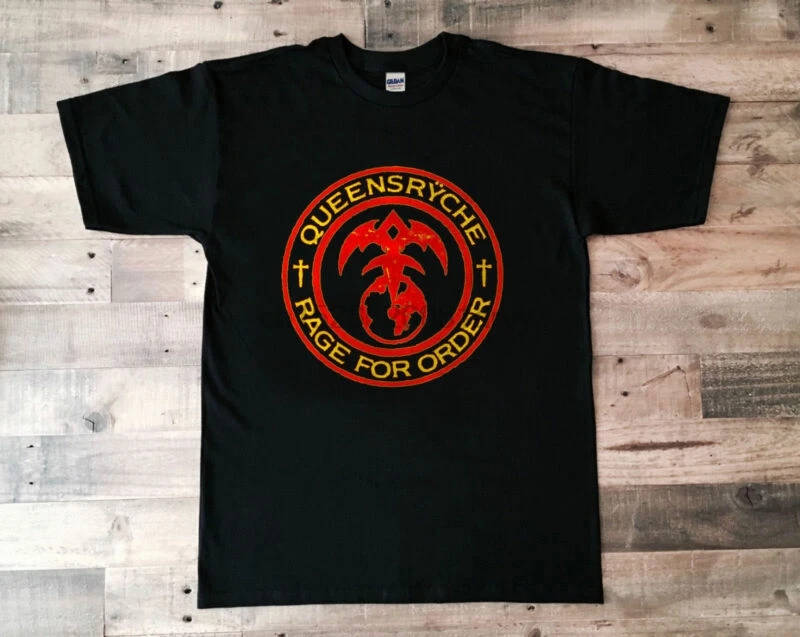 HOT RARE QUEENSRYCHE Rage For Order Tour 1986 T shirt new reprint |