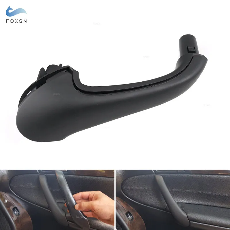 

For Mercedes Benz C Class W203 C240 C320 2003 2004 2005 2006 2007 Interior Black Right Front Door Pull Handle Cover Replacement