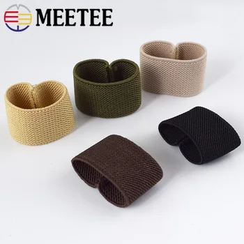 

10pc Meetee Plastic Nylon Elastic Belt Loop Ring Clip Hook Tail Clamp for Keeper Jeans Belts Webbing Accessory DIY Leather Craft