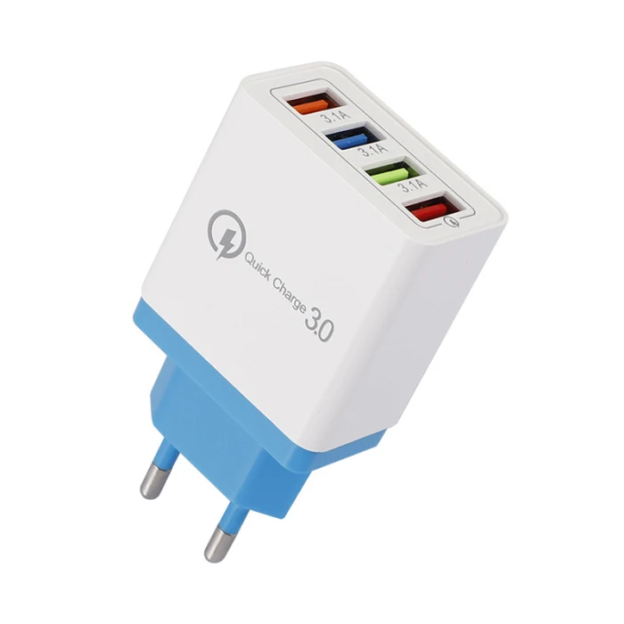 QC 3,0 быстрое зарядное устройство 4 порта usb-хаб адаптеры питания GV99
