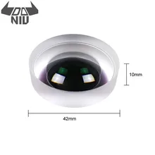 DANIU 42 мм в диаметре-40 мм в фокусном расстоянии вогнутые линзы оптический тест DIY Призма инструмент