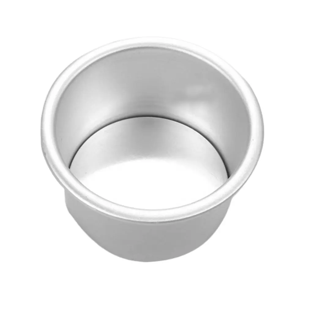 

4 Inch Aluminum Alloy Round Shape Baking Cake Mold Non-Toxic Baking Cake Mold Bake Tools Cake Pan