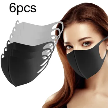 

6pcs Children's Windproof Face Mask Mouth Cover Reusable Mouth Mask Washable Face Shield Breathable Cloth mondmaskers